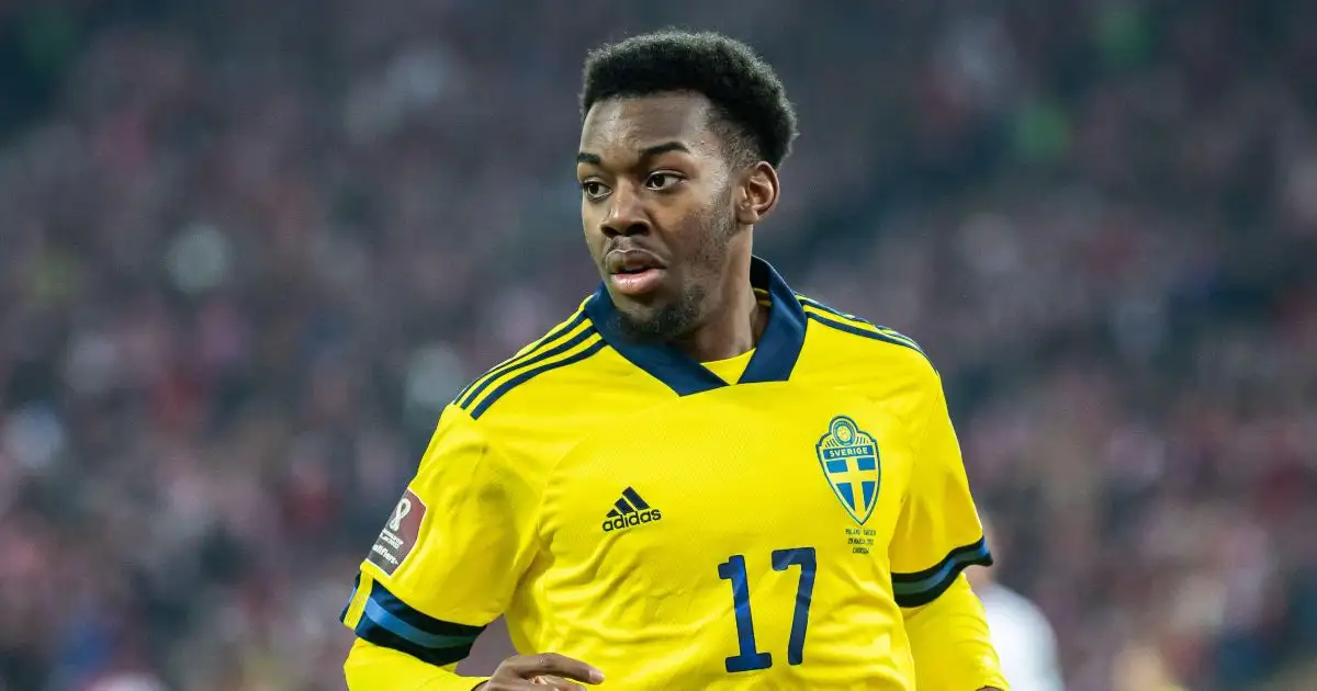 Watch: Man Utd’s Anthony Elanga scores delicious curler for Sweden