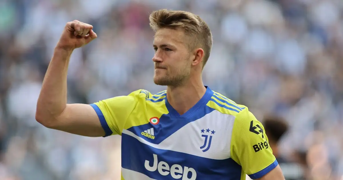 Matthijs de Ligt during the Serie A match between Juventus and Venezia at Allianz Stadium, Turin, May 2022.