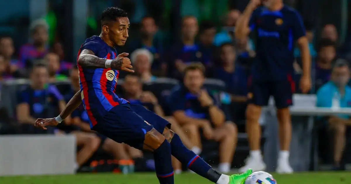 Watch: Barcelona’s Raphinha scores delicious volley on pre-season debut