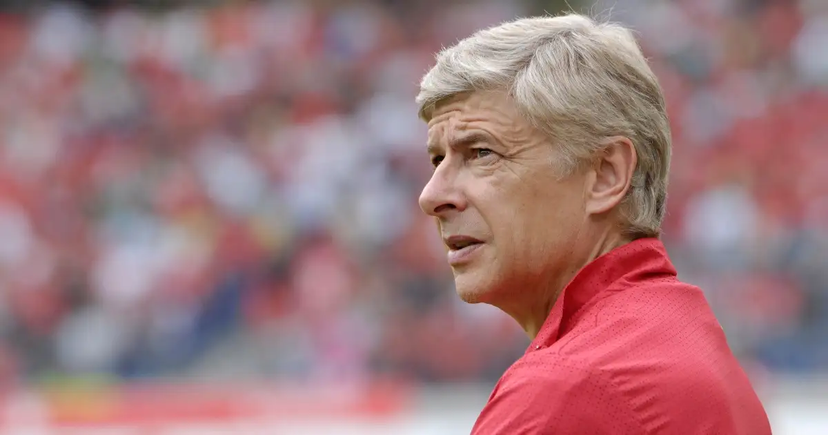 Arsenal manager Arsene Wenger pictured during a match against Hannover 96, Niedersachsenstadion, Hannover, 29th July 2009