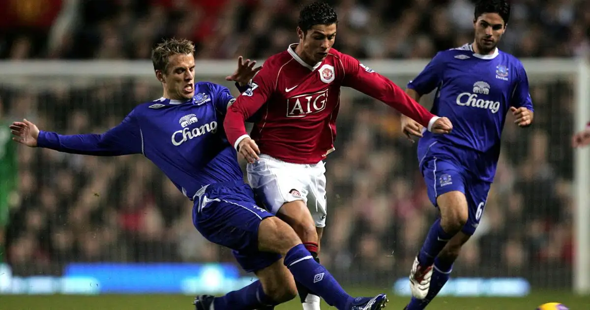 When a brutal tackle on Ronaldo saved Phil Neville’s Everton career