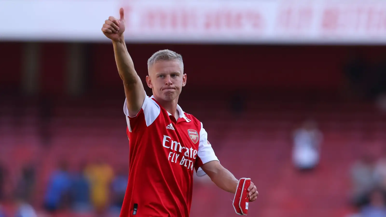 Watch: Oleksandr Zinchenko rages at fourth official during Arsenal win