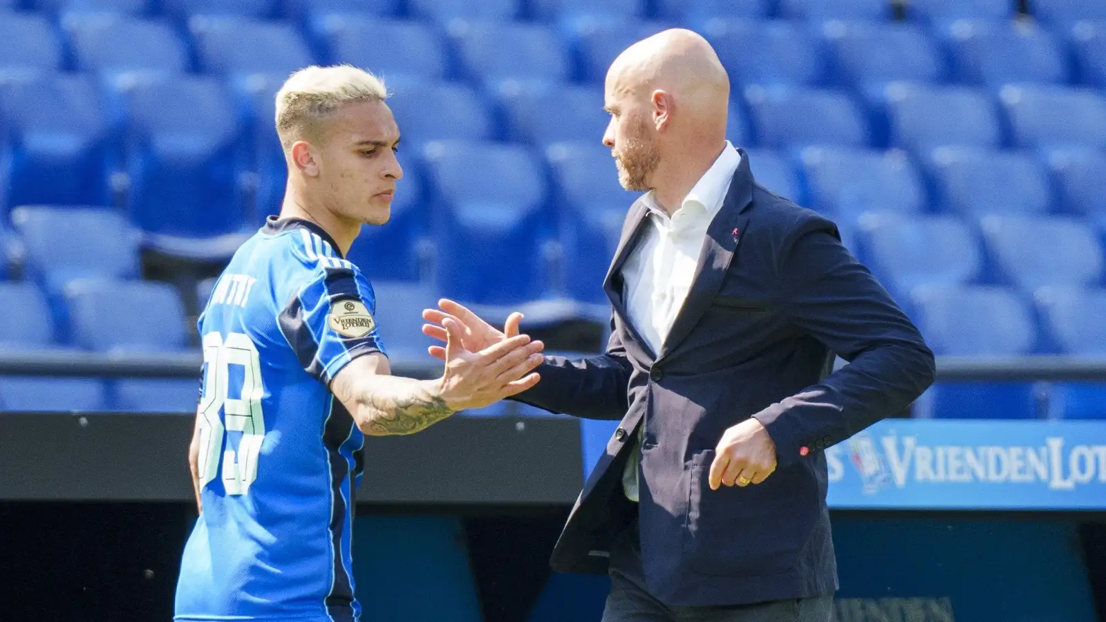 Watch: Antony and Erik ten Hag showcase great skills in training