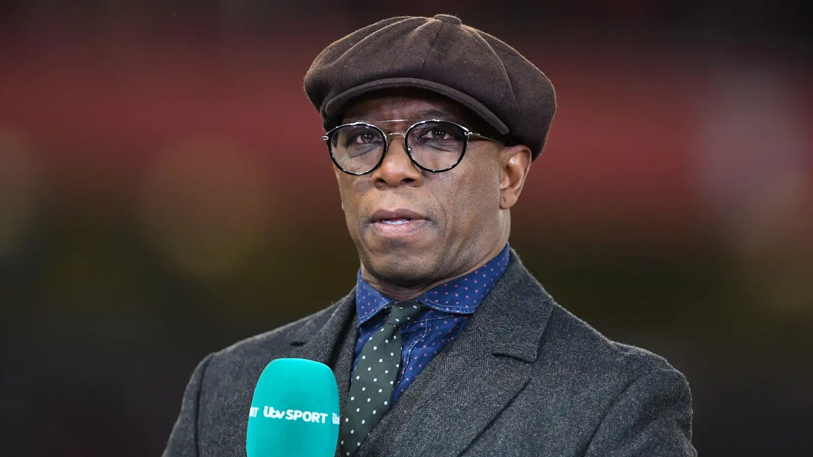 TV pundit and former Arsenal player, Ian Wright during the FA Cup Third Round match between Nottingham Forest and Arsenal at the City Ground, Nottingham on Sunday 9th January 2022.