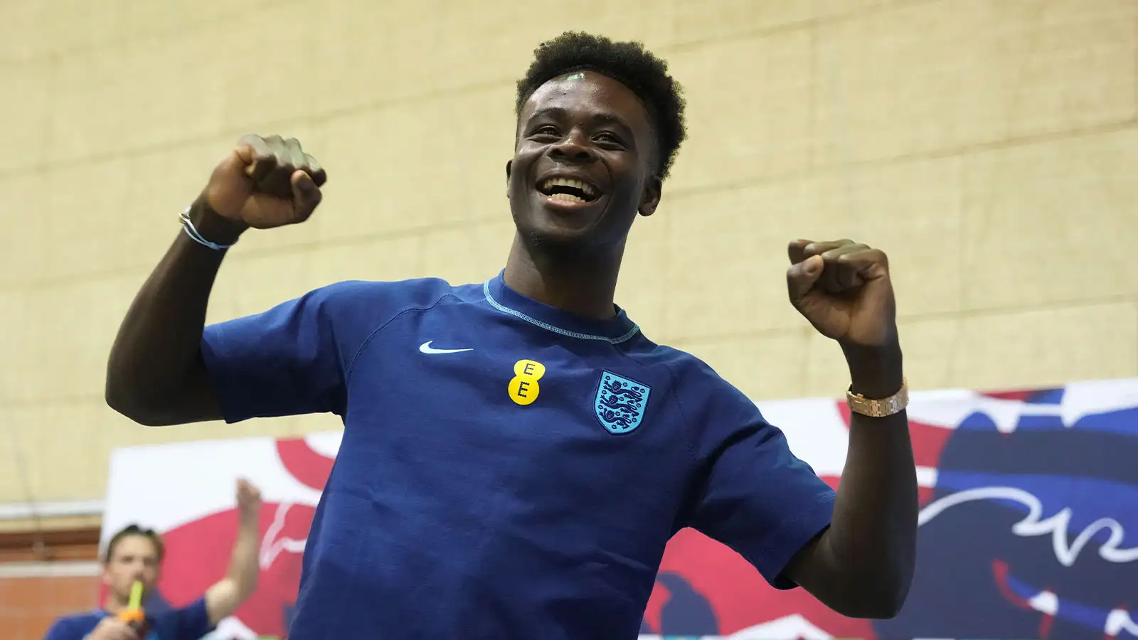 Watch: Arsenal’s Bukayo Saka hilariously trolls Grealish and Maddison over spelling