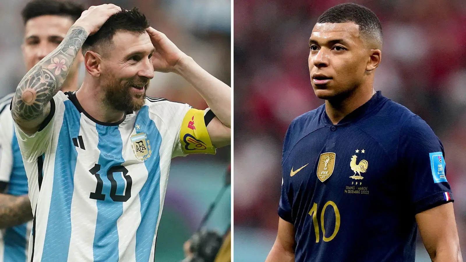 Comparing Kylian Mbappe and Lionel Messi’s stats at Qatar 2022