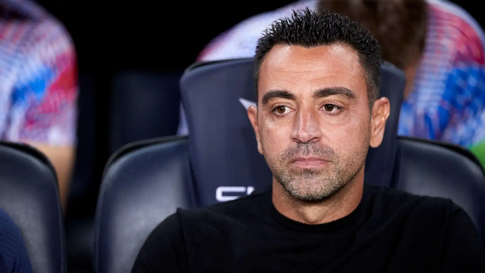 Can you name every player that Xavi has used at Barcelona?