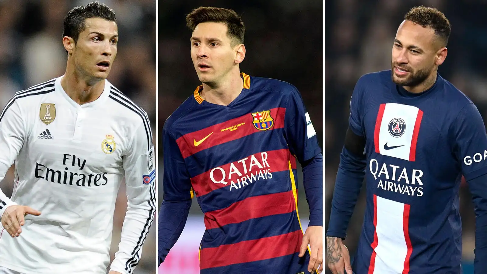 Comparing Lionel Messi, Cristiano Ronaldo and Neymar’s records after 700 games
