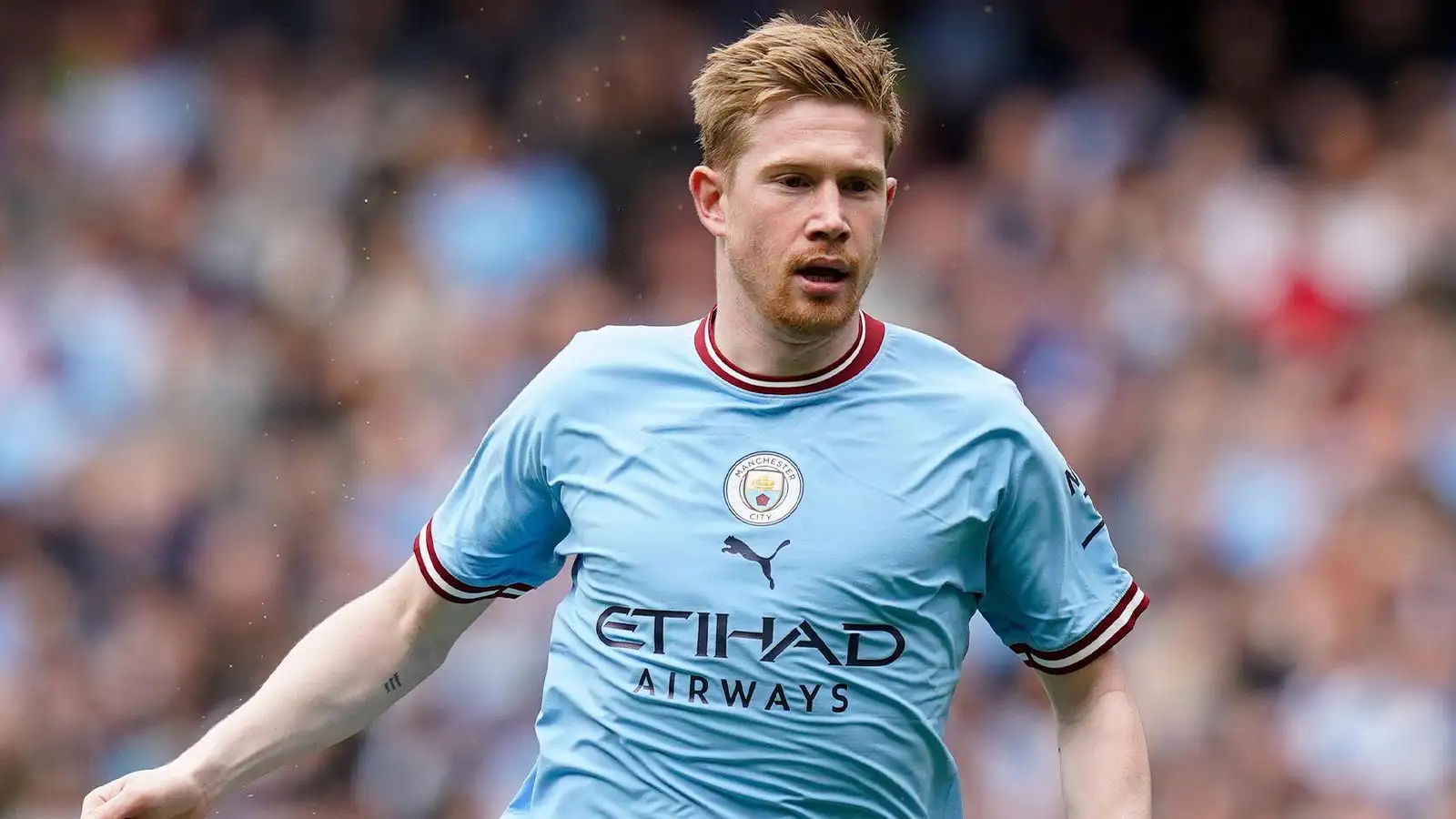 Manchester, UK. 6th May, 2023. Kevin De Bruyne of Manchester City during the Premier League match at the Etihad Stadium, Manchester.