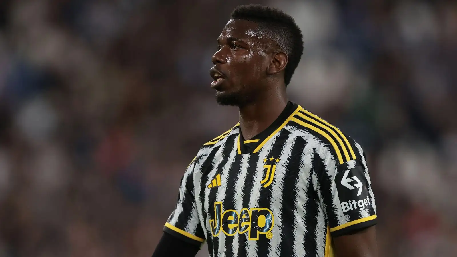 Turin, Italy. 14th May, 2023. Paul Pogba of Juventus reacts during the Serie A match at Allianz Stadium, Turin.