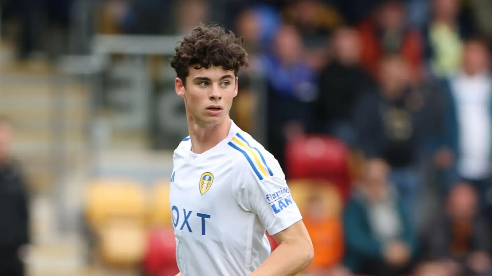 York, UK. 22nd July, 2023. Archie Gray of Leeds United during the Pre Season Friendly match at the LNER Community Stadium, York.