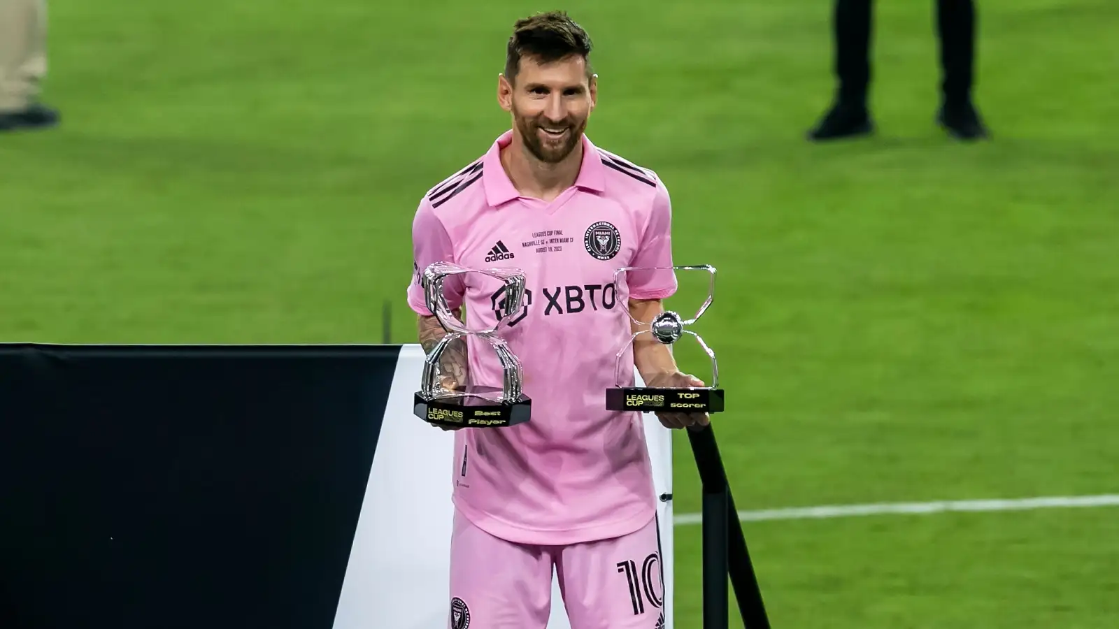 Lionel Messi made history with yet another screamer in Inter Miami’s first ever trophy win