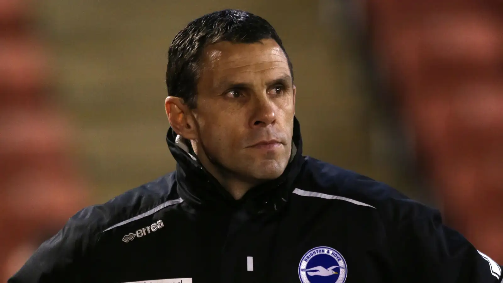 Gus Poyet during the Championship match between Barnsley and Brighton & Hove Albion at Oakwell, Barnsley, March 2013.