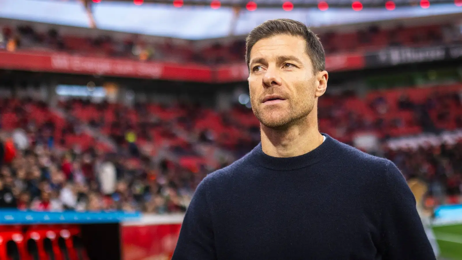 Leverkusen, Germany. 29th Oct 2023. Trainer Xabi Alonso (Leverkusen) Bayer Leverkusen - SC Freiburg 29.10.2023