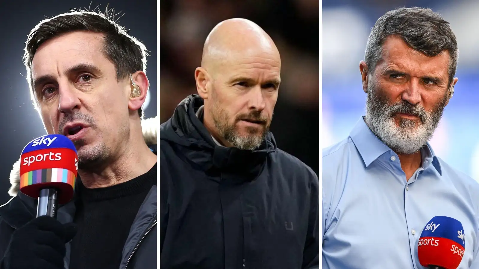 What Gary Neville, Roy Keane and 7 other ex-Man Utd players have said about Erik ten Hag’s future