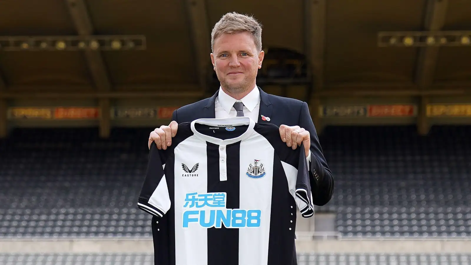 Newly appointed Newcastle United manager Eddie Howe who is set to be handed significant funds to boost his Newcastle squad in the January transfer window as the club’s new owners become increasingly bullish about beating the drop.