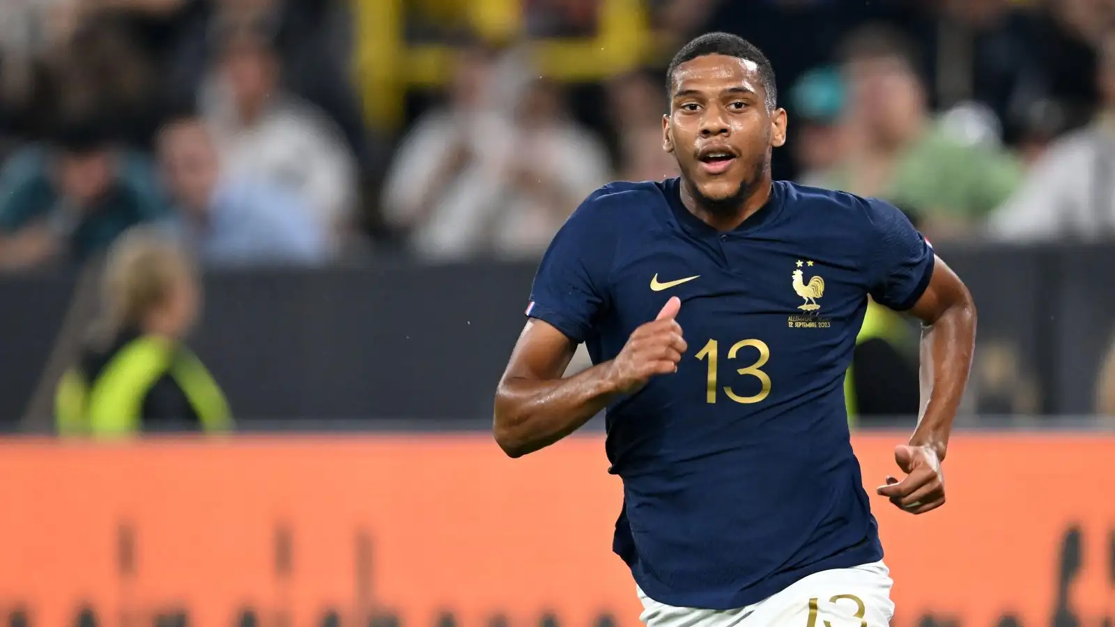 Jean Clair Todibo of France during the friendly Interland match between Germany and France at the Signal Iduna Park on September 12, 2023 in Dortmund, Germany.