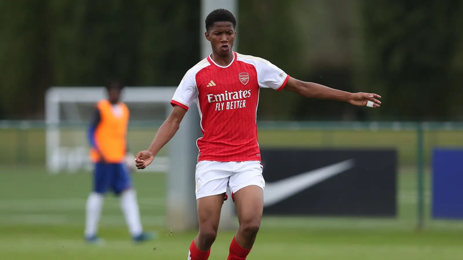 Chido Martin Obi of Arsenal U18s. - Chelsea U18 v Arsenal U18, U18 Premier League, Chelsea Training Ground, Surrey, UK. - 30th September 2023.