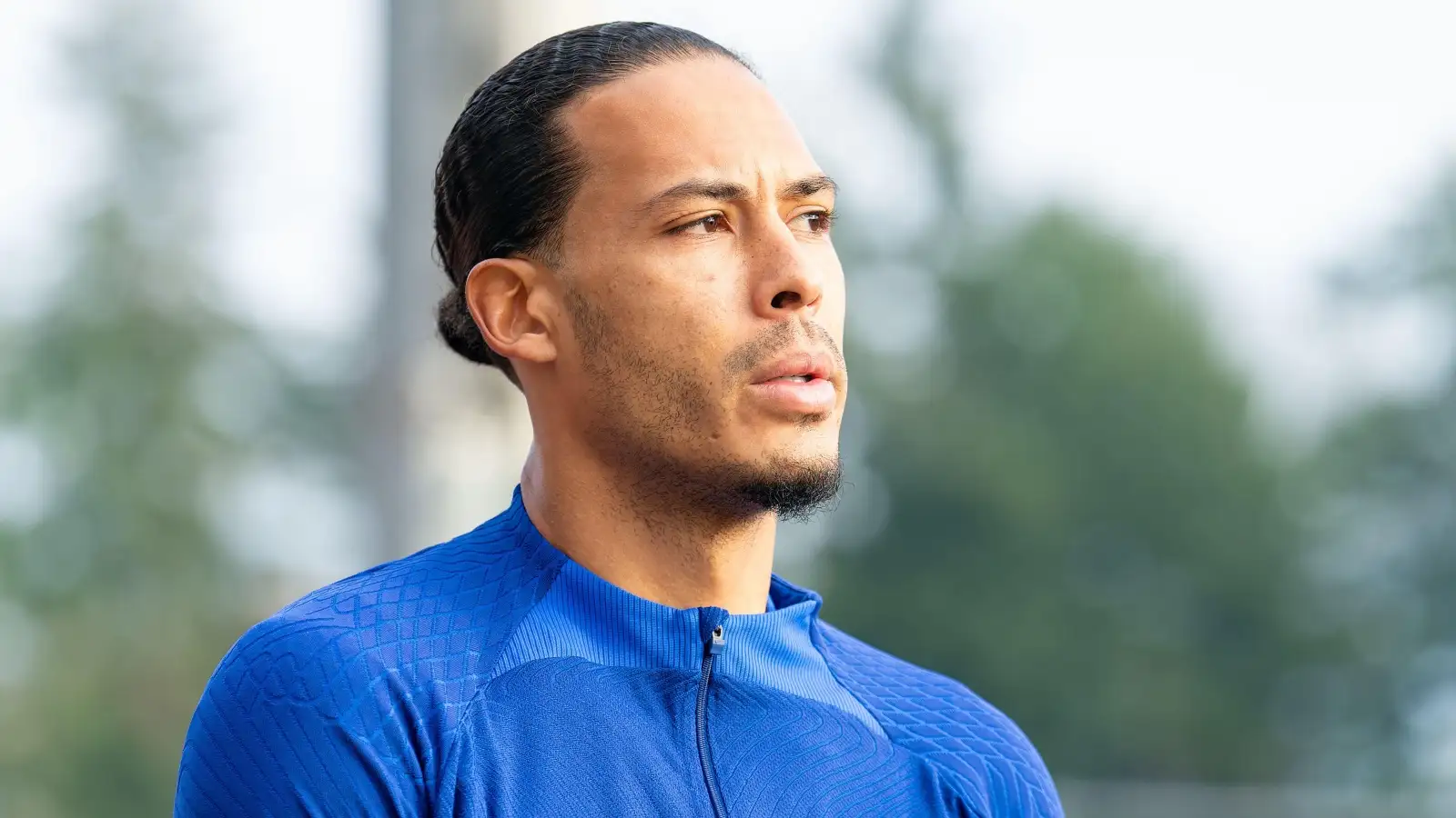 Virgil van Dijk of the Netherlands during a Training Session of the Netherlands Football Team at the KNVB Campus on November 17, 2023 in Zeist, Netherlands.