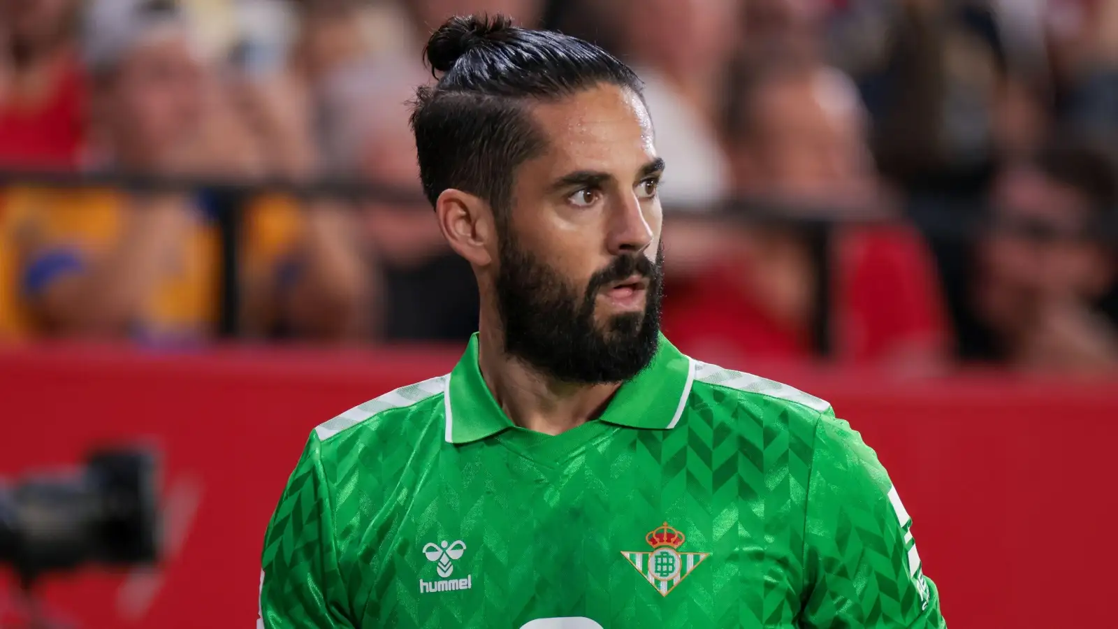 Francisco Roman Alarcon Suarez ''Isco'' of Real Betis during the La Liga EA Sports match between Sevilla FC and Real Betis at Ramon Sanchez Pizjuan on November 12, 2023 in Seville, Spain