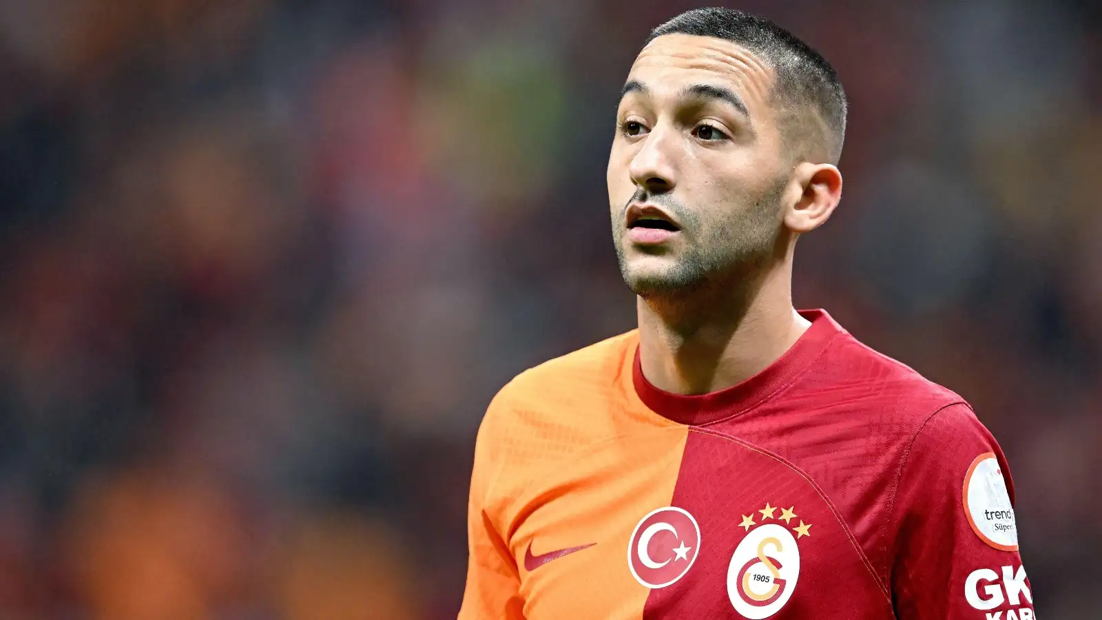 ISTANBUL - Hakim Ziyech of Galatasaray during the Turkish Superlig match between Galatasaray and Alanyaspor at the Rams Global Stadium on November 25 in Istanbul, Turkey.