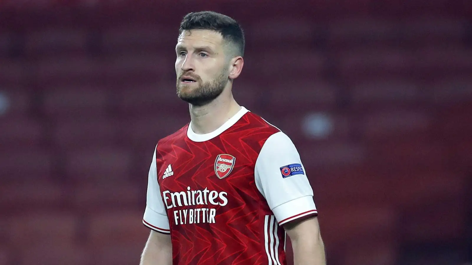 Arsenal's Shkodran Mustafi during the UEFA Europa League match at the Emirates Stadium, London. Picture date: 5th November 2020.