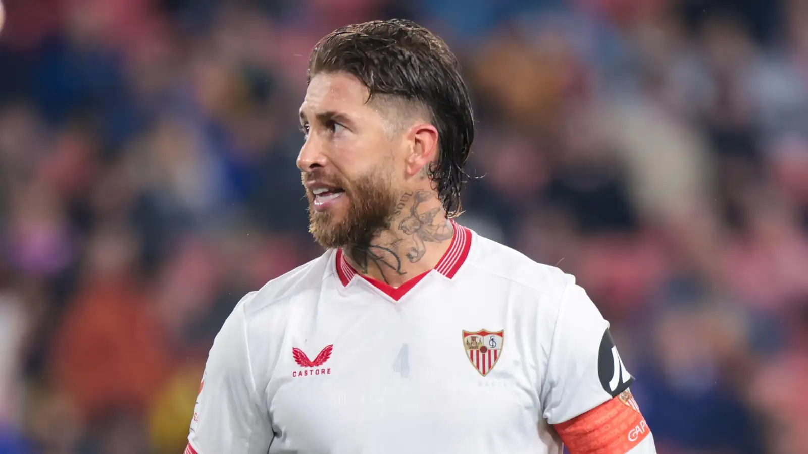 Ramos wasn't happy after Sevilla lost to Athletic Bilbao.