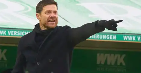 Xabi Alonso, Trainer, headcoach teammanager Leverkusen in the match FC AUGSBURG - BAYER 04 LEVERKUSEN on Jan 13, 2024 in Augsburg, Germany. Season 2023/2024, 1.Bundesliga, FCA, Werkself, matchday 16, 16.Spieltag