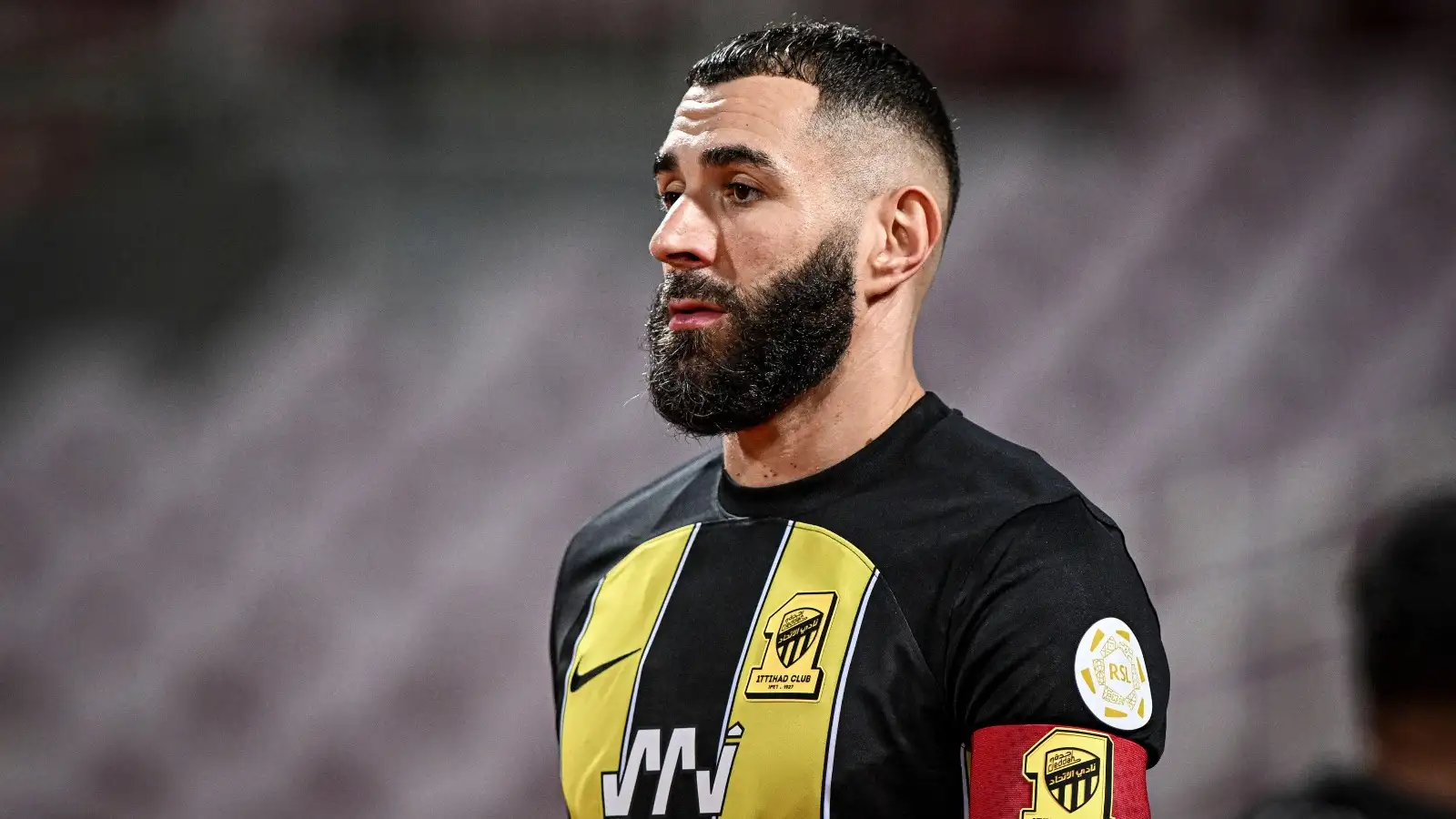 Mecca, Saudi Arabia. 23rd Dec, 2023. December 23, 2023, Mecca, Makkah, Saudi Arabia: Mecca, Saudi Arabia, Dec 24th 2023: Roshn Saudi League 2023 - Al Ittihad v Al Raed - Karim Benzema - King Abdul Aziz Stadium.