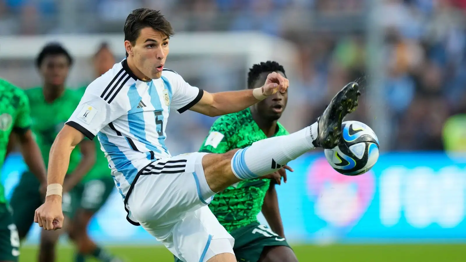 Federico Redondo in action for Argentina U20