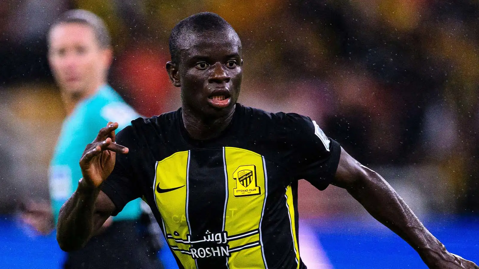 Ngolo Kante of Al Ittihad in action