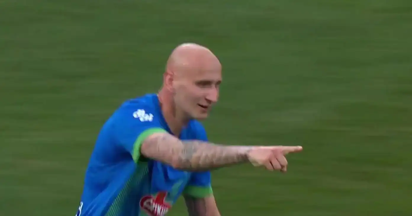 Jonjo Shelvey celebrates for Rizesport. (Credit: @beINSPORTS_TR on X)