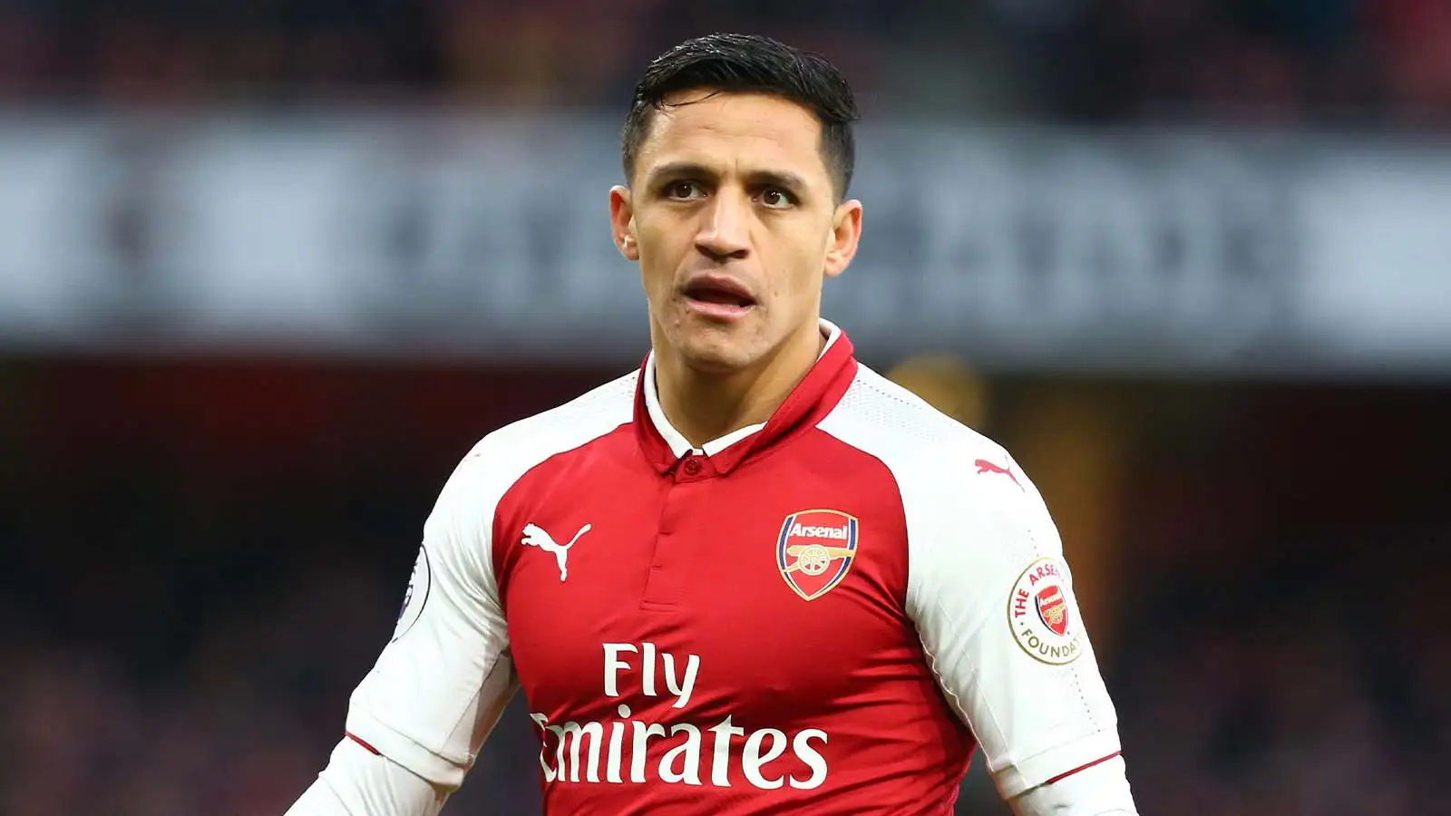 Arsenal's Alexis Sanchez during Premier League match between Arsenal and Newcastle United