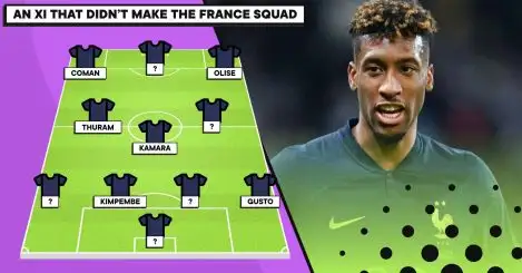 An utterly bonkers France XI of players left out of Didier Deschamps’ squad