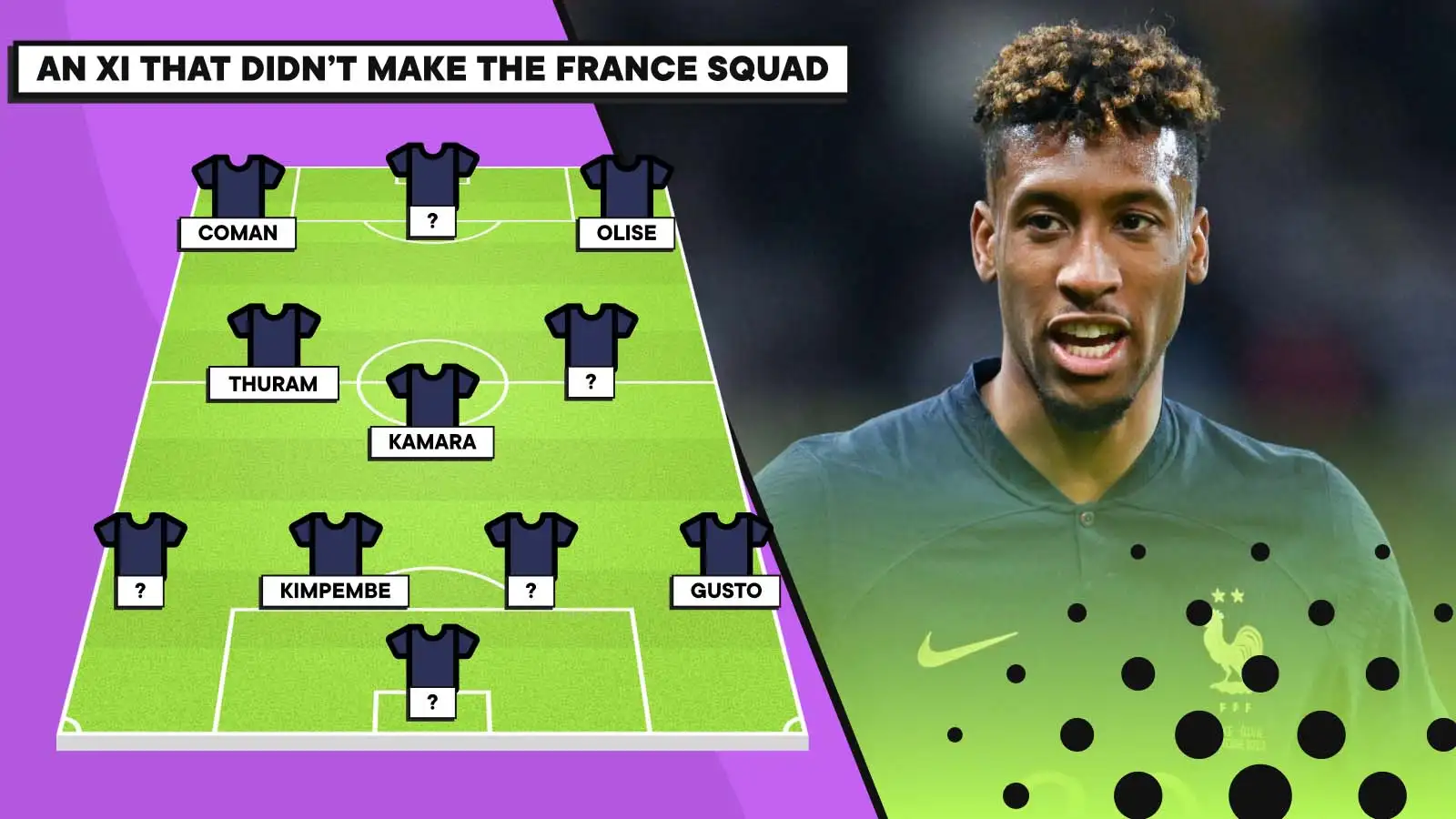 An utterly bonkers France XI of players left out of Didier Deschamps squad