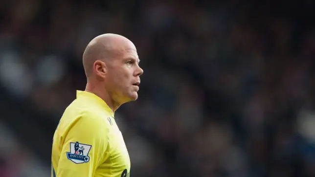 Tottenham's oldest Premier League player during a match at Old Trafford in 2012.