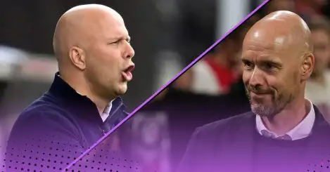 Comparing Arne Slot and Erik ten Hag’s managerial records in the Eredivisie