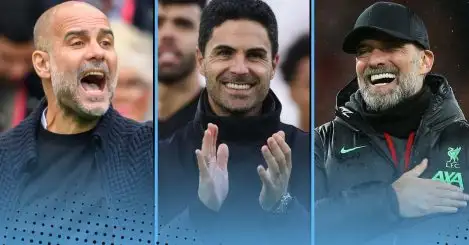 The 6 quickest managers to reach 100 Premier League wins: Arteta, Klopp, Guardiola…