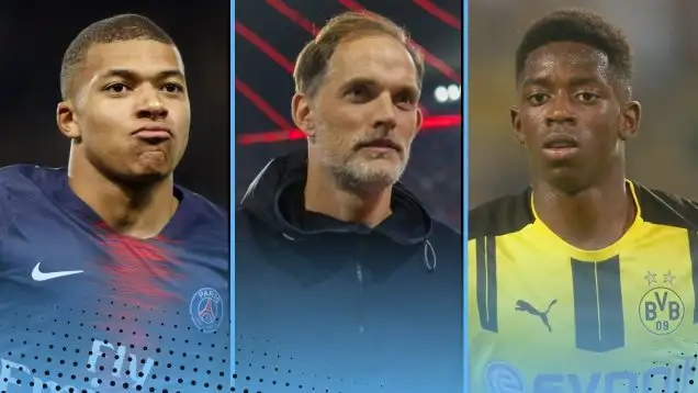 Kylian Mbappe, Thomas Tuchel, Ousmane Dembele