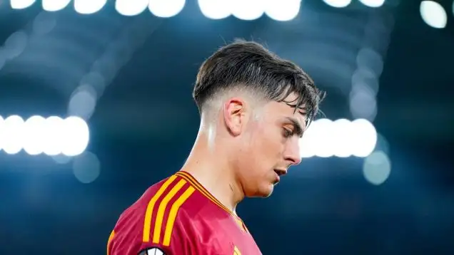 Rome, Italy. 02nd May, 2024. Paulo Dybala of AS Roma looks dejected during the UEFA Europa League 2023/24 Semi-Final first leg match between AS Roma and Bayer 04 Leverkusen at Stadio Olimpico on May 2, 2024 in Rome, Italy
