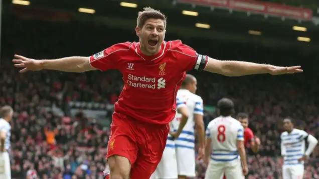 Gerrard scored 185 goals for Liverpool between 1998 and 2015.