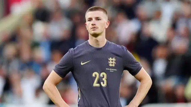 England's Adam Wharton during an international friendly at St. James' Park, Newcastle. Picture date: Monday June 3, 2024