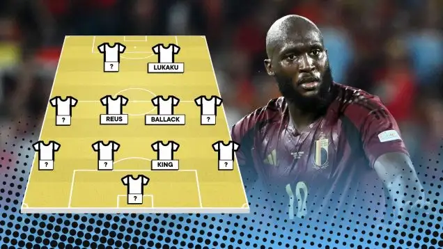 Romelu Lukaku in our most unlucky cursed XI footballer team