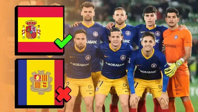 FC Andorra compete in the Spanish football system.