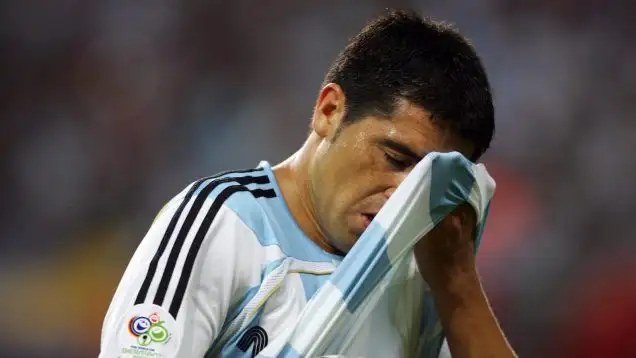 Juan Roman Riquelme won nothing with Argentina.