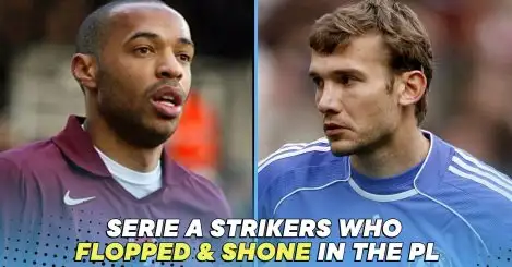 4 Serie A strikers who infamously flopped in the Premier League – and 3 who succeeded