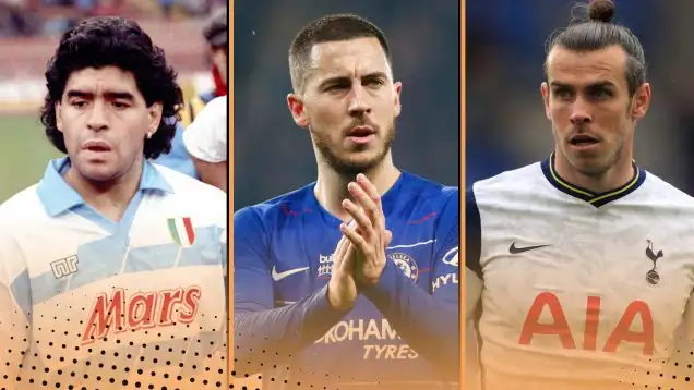 Diego Maradona, Eden Hazard, Gareth Bale