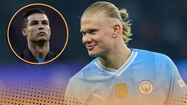 Cristiano Ronaldo, Erling Haaland.