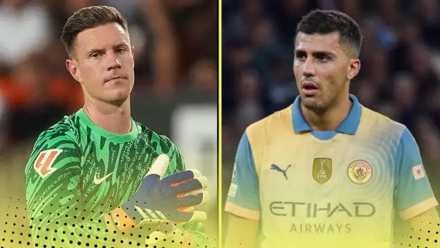Marc-Andre Ter Stegen and Rodri