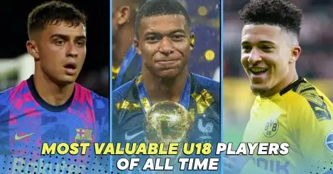 The 10 most valuable Under-18 players of all time: Mbappe, Bellingham, Yamal…
